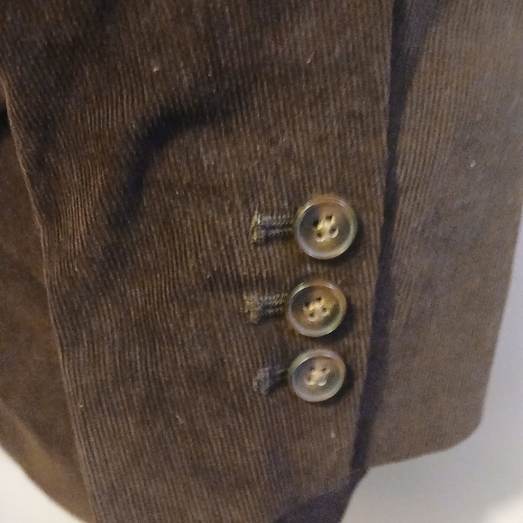 OUTERKNOWN Chocolate Corduroy Women's Blazer SIZE 4 - Picture 4 of 8